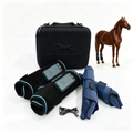 HorseLinkTech Horse Ice Boots – 4-in-1 Therapy Boots for Equine Leg Recovery with Compression, Vibration & Magnetic Therapy | Hind Pair